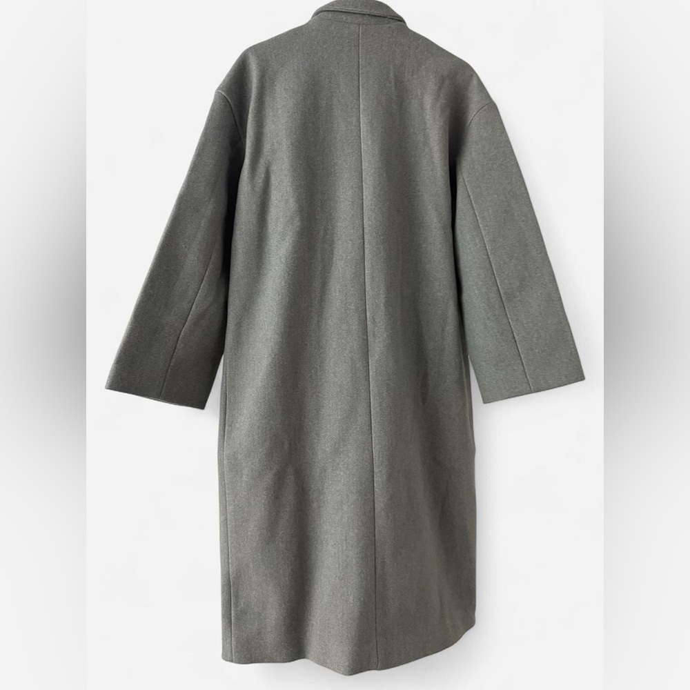 Gray Double-Breasted Coat - image 2